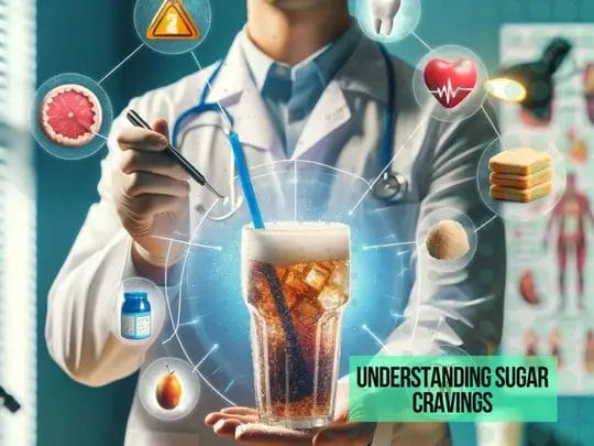 Busy mom curbing sugar cravings with a healthy snack